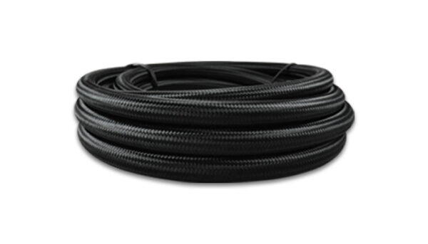 5ft Roll -8 Black Nylon Braided Flex Hose